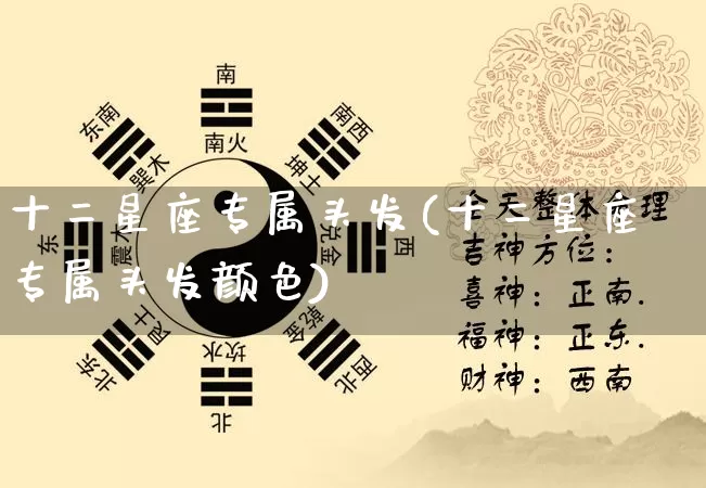 十二星座专属头发(十二星座专属头发颜色)_https://www.dao-sheng-yuan.com_十二星座_第1张