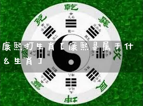 康熙打生肖【康熙是属于什么生肖】_https://www.dao-sheng-yuan.com_风水_第1张