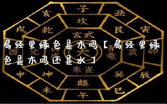 易经里绿色是木吗【易经里绿色是木吗还是水】_https://www.dao-sheng-yuan.com_起名_第1张