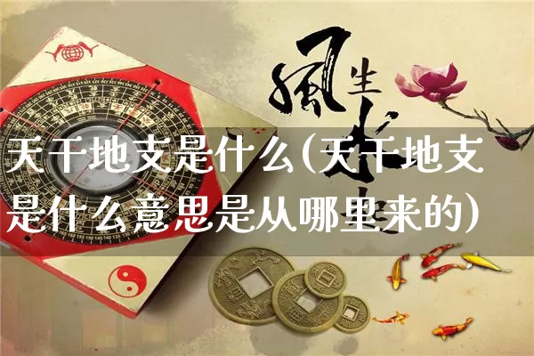 天干地支是什么(天干地支是什么意思是从哪里来的)_易经_第1张_道圣缘 天干地支是什么(天干地支是什么意思是从哪里来的)_https://www.dao-sheng-yuan.com_易经_第1张