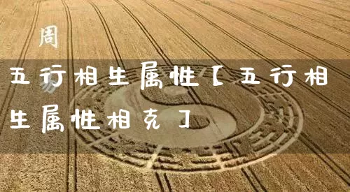 五行相生属性【五行相生属性相克】_https://www.dao-sheng-yuan.com_风水_第1张