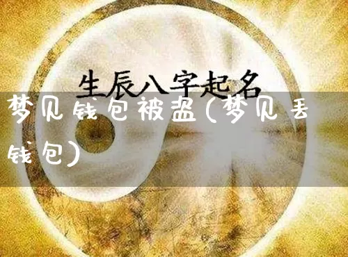 梦见钱包被盗(梦见丢钱包)_https://www.dao-sheng-yuan.com_风水_第1张