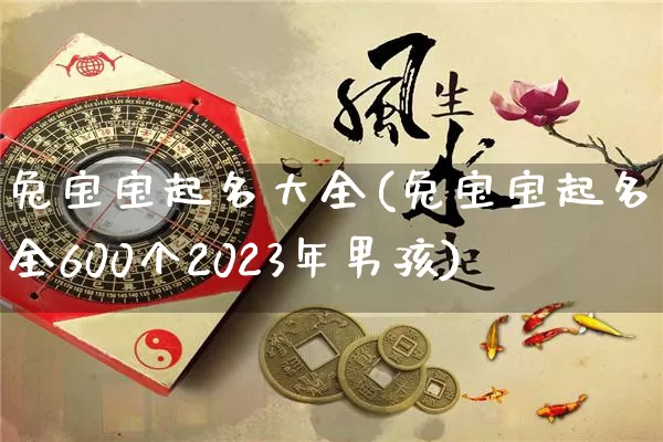 兔宝宝起名大全(兔宝宝起名大全600个2023年男孩)_https://www.dao-sheng-yuan.com_风水_第1张