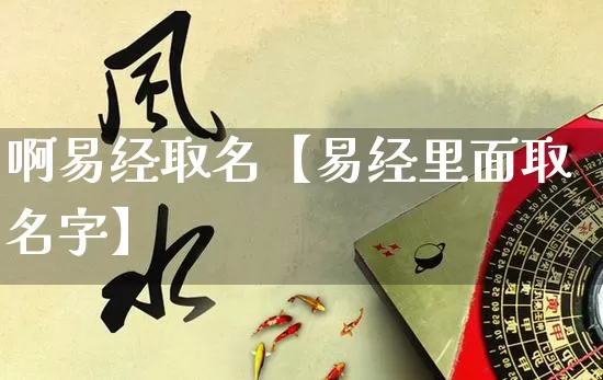 啊易经取名【易经里面取名字】_https://www.dao-sheng-yuan.com_周公解梦_第1张