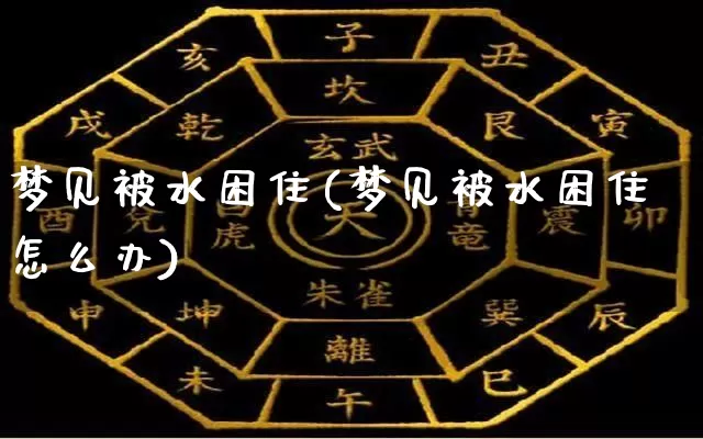 梦见被水困住(梦见被水困住怎么办)_https://www.dao-sheng-yuan.com_算命_第1张