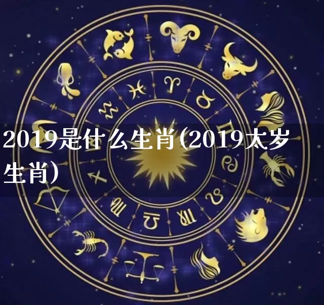 2019是什么生肖(2019太岁生肖)_https://www.dao-sheng-yuan.com_道源国学_第1张