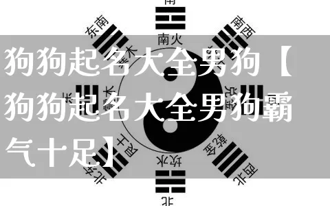 狗狗起名大全男狗【狗狗起名大全男狗霸气十足】_起名_第1张_道圣缘 狗狗起名大全男狗【狗狗起名大全男狗霸气十足】_https://www.dao-sheng-yuan.com_起名_第1张