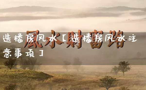 选楼房风水【选楼房风水注意事项】_https://www.dao-sheng-yuan.com_五行_第1张