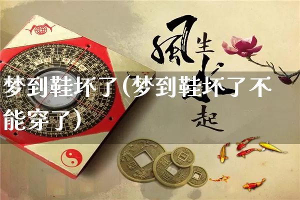 梦到鞋坏了(梦到鞋坏了不能穿了)_https://www.dao-sheng-yuan.com_算命_第1张