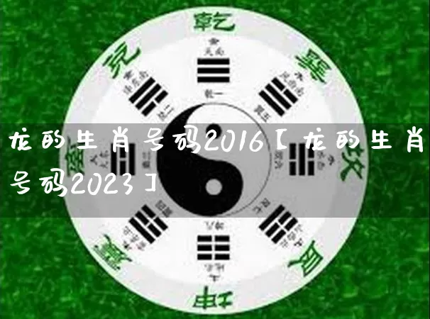 龙的生肖号码2016【龙的生肖号码2023】_https://www.dao-sheng-yuan.com_易经_第1张