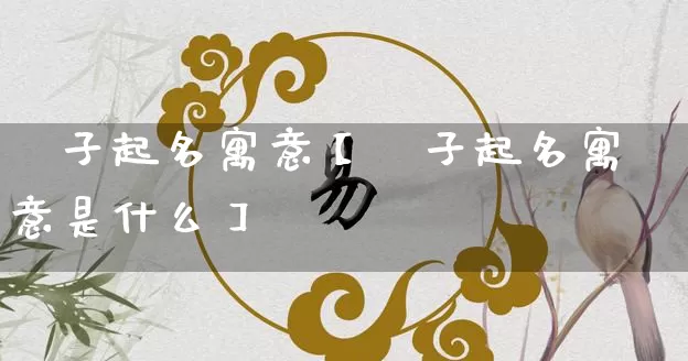 埼子起名寓意【埼子起名寓意是什么】_https://www.dao-sheng-yuan.com_五行_第1张