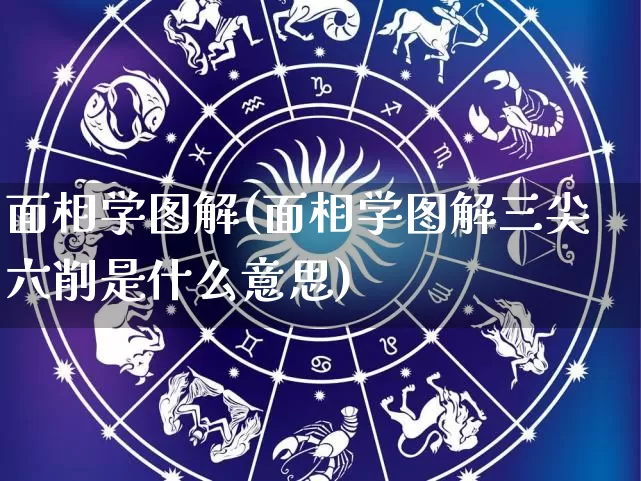 面相学图解(面相学图解三尖六削是什么意思)_https://www.dao-sheng-yuan.com_五行_第1张