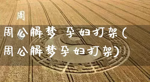 周公解梦 孕妇打架(周公解梦孕妇打架)_https://www.dao-sheng-yuan.com_周公解梦_第1张