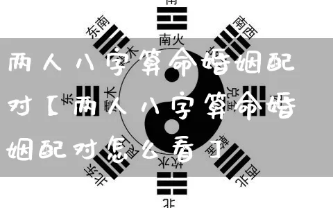 两人八字算命婚姻配对【两人八字算命婚姻配对怎么看】_https://www.dao-sheng-yuan.com_算命_第1张