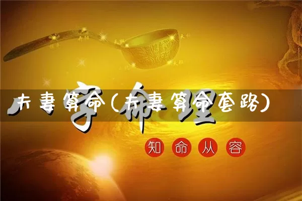 夫妻算命(夫妻算命套路)_https://www.dao-sheng-yuan.com_算命_第1张