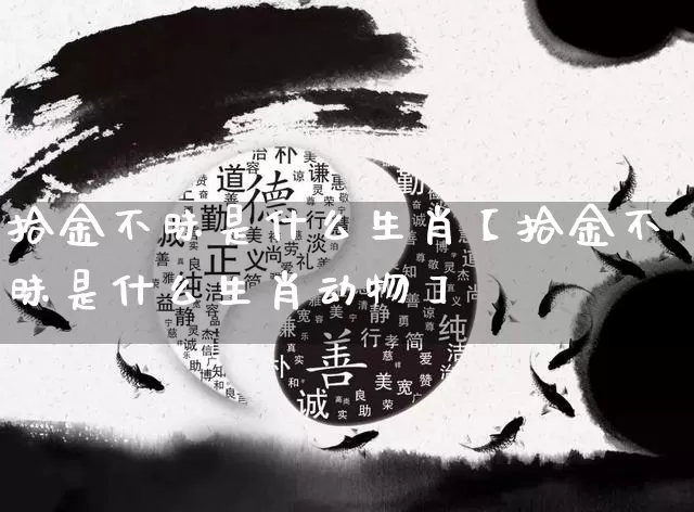 拾金不昧是什么生肖【拾金不昧是什么生肖动物】_https://www.dao-sheng-yuan.com_起名_第1张