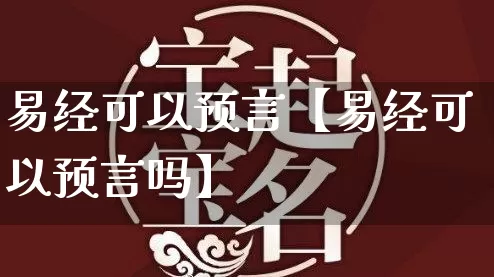 易经可以预言【易经可以预言吗】_https://www.dao-sheng-yuan.com_八字_第1张