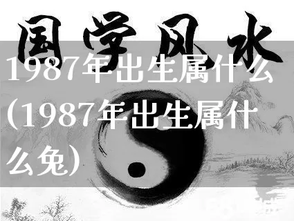 1987年出生属什么(1987年出生属什么兔)_https://www.dao-sheng-yuan.com_易经_第1张