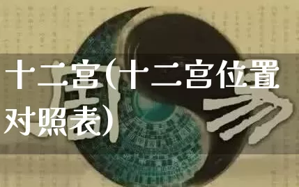 十二宫(十二宫位置对照表)_https://www.dao-sheng-yuan.com_十二星座_第1张