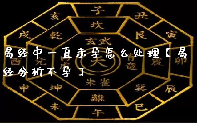 易经中一直未孕怎么处理【易经分析不孕】_https://www.dao-sheng-yuan.com_算命_第1张