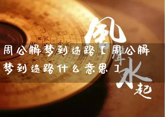 周公解梦到迷路【周公解梦到迷路什么意思】_https://www.dao-sheng-yuan.com_风水_第1张