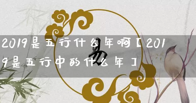 2019是五行什么年啊【2019是五行中的什么年】_https://www.dao-sheng-yuan.com_算命_第1张