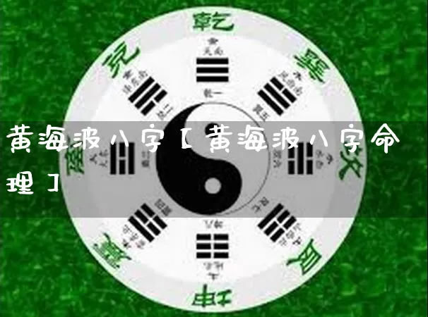 黄海波八字【黄海波八字命理】_https://www.dao-sheng-yuan.com_八字_第1张