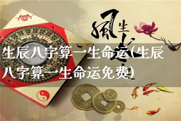 生辰八字算一生命运(生辰八字算一生命运免费)_https://www.dao-sheng-yuan.com_八字_第1张