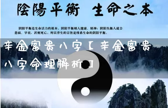 辛金富贵八字【辛金富贵八字命理解析】_https://www.dao-sheng-yuan.com_易经_第1张