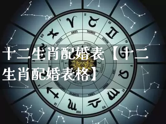 十二生肖配婚表【十二生肖配婚表格】_https://www.dao-sheng-yuan.com_八字_第1张