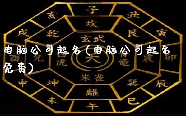 电脑公司起名(电脑公司起名免费)_https://www.dao-sheng-yuan.com_道源国学_第1张
