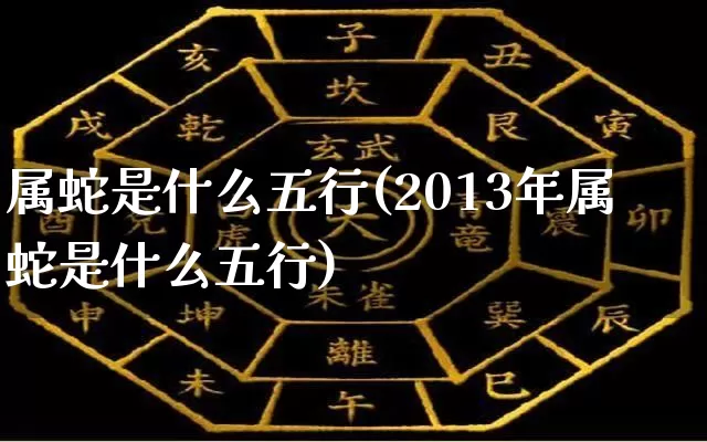 属蛇是什么五行(2013年属蛇是什么五行)_https://www.dao-sheng-yuan.com_五行_第1张
