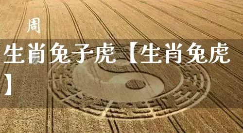 生肖兔子虎【生肖兔虎】_https://www.dao-sheng-yuan.com_起名_第1张