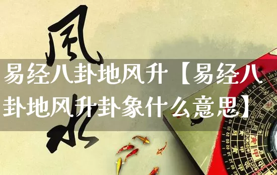 易经八卦地风升【易经八卦地风升卦象什么意思】_易经_第1张_道圣缘 易经八卦地风升【易经八卦地风升卦象什么意思】_https://www.dao-sheng-yuan.com_易经_第1张