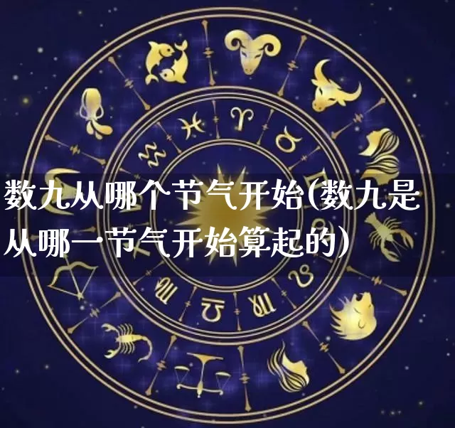 数九从哪个节气开始(数九是从哪一节气开始算起的)_https://www.dao-sheng-yuan.com_周公解梦_第1张