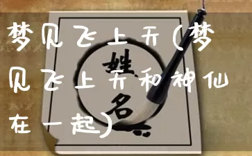 梦见飞上天(梦见飞上天和神仙在一起)_https://www.dao-sheng-yuan.com_十二星座_第1张