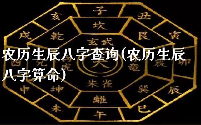 农历生辰八字查询(农历生辰八字算命)_https://www.dao-sheng-yuan.com_道源国学_第1张
