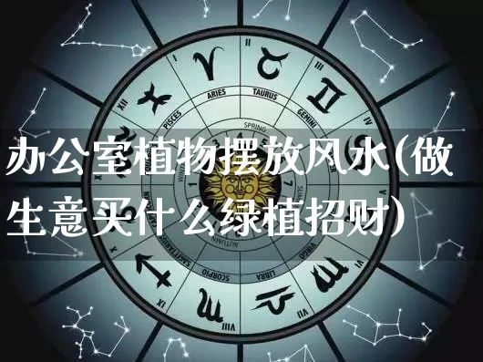 办公室植物摆放风水(做生意买什么绿植招财)_https://www.dao-sheng-yuan.com_八字_第1张