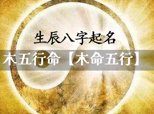 木五行命【木命五行】_https://www.dao-sheng-yuan.com_易经_第1张