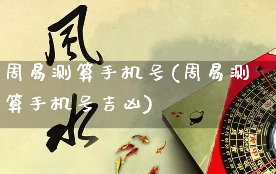 周易测算手机号(周易测算手机号吉凶)_https://www.dao-sheng-yuan.com_周公解梦_第1张