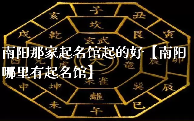 南阳那家起名馆起的好【南阳哪里有起名馆】_https://www.dao-sheng-yuan.com_生肖属相_第1张