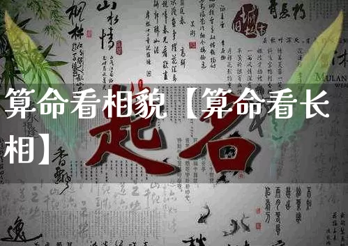 算命看相貌【算命看长相】_https://www.dao-sheng-yuan.com_十二星座_第1张