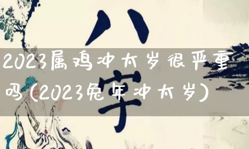 2023属鸡冲太岁很严重吗(2023兔年冲太岁)_https://www.dao-sheng-yuan.com_道源国学_第1张