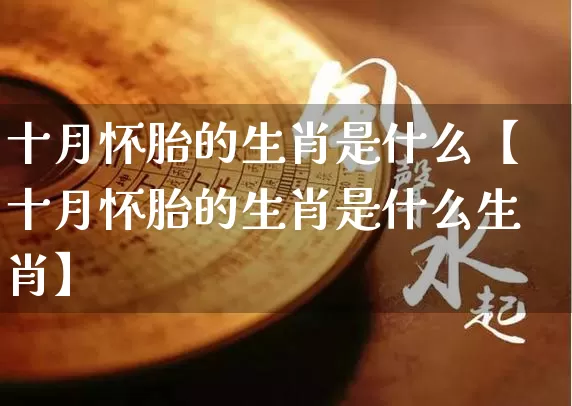 十月怀胎的生肖是什么【十月怀胎的生肖是什么生肖】_https://www.dao-sheng-yuan.com_生肖属相_第1张