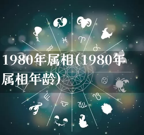 1980年属相(1980年属相年龄)_https://www.dao-sheng-yuan.com_起名_第1张