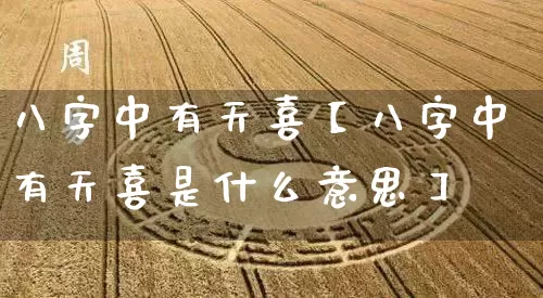 八字中有天喜【八字中有天喜是什么意思】_八字_第1张_道圣缘 八字中有天喜【八字中有天喜是什么意思】_https://www.dao-sheng-yuan.com_八字_第1张