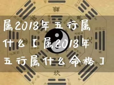 属2018年五行属什么【属2018年五行属什么命格】_https://www.dao-sheng-yuan.com_五行_第1张