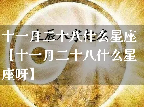 十一月二十八什么星座【十一月二十八什么星座呀】_https://www.dao-sheng-yuan.com_十二星座_第1张