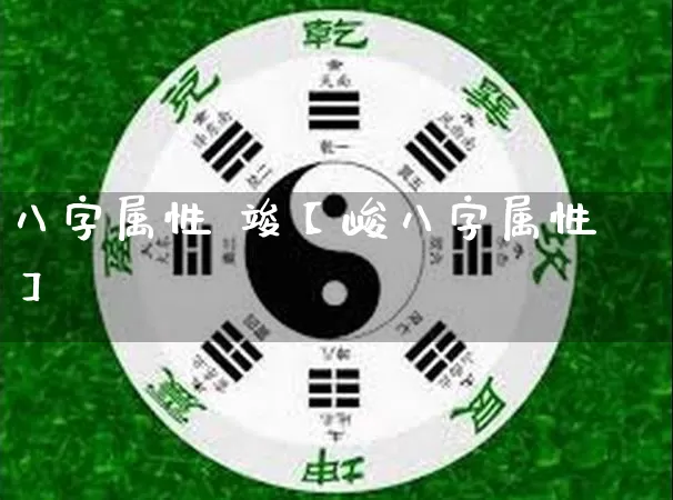 八字属性 竣【峻八字属性】_https://www.dao-sheng-yuan.com_易经_第1张