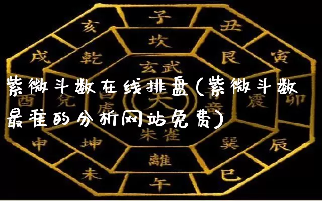 紫微斗数在线排盘(紫微斗数最准的分析网站免费)_https://www.dao-sheng-yuan.com_十二星座_第1张